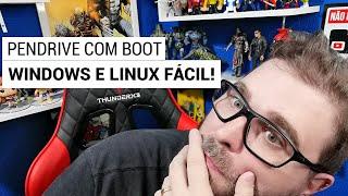 Como criar um PenDrive Bootável Windows e Linux | 𝗧𝗲𝗸𝗭𝗼𝗼𝗺