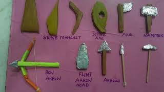 Early man tools school project