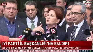 #CANLI - İYİ Parti Genel Başkanı Meral Akşener açıklama yapıyor