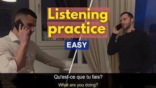 Easy French Listening Practice |  (FR/EN Subtitles)