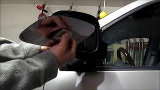 How to Replace a broken side view mirror.