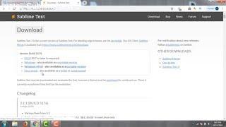 how to install sublime text in windows XP, 7, 10  32 bit or 64 bit or 86 bits