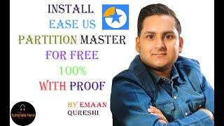 How to Extend Drive C space with Easeus Partition Master|activate easeUs partion master 100% free