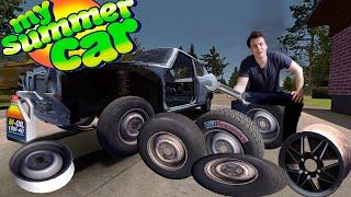 My Summer Car- где взять колеса, самый простой способ, плывем в заброшенный дом. Прохождение Лецплей