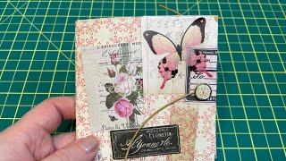 ONE PAGE WONDER | MULTI POCKET MINI ALBUM / JOURNAL TUTORIAL | VINTAGE STYLE #papercrafts #diycrafts