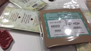 Unity Stamp Company Rubber Stamp Crafty Haul