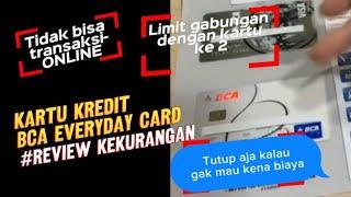 REVIEW KEKURANGAN KARTU KREDIT BCA EVERYDAY CARD TERBARU 2024