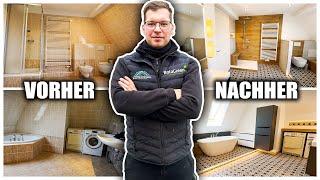 COMPLETE XXL BATHROOM RENOVATION - drywall, waterproofing & tiles with Botament! | Home Build Sol...