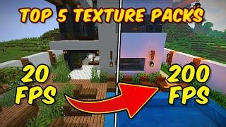 Top 5 Best FPS Boosting Texture Packs Minecraft 1.19 (2023)