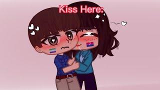 “Kiss Here: Filter” //Byler// Trend?/Meme? *{Gacha Club}* *Coco World Gacha Life* ️Read des️