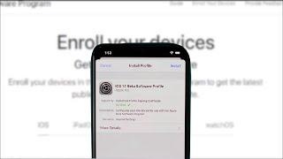How to install ios 14 public beta profile. NO COMPUTER