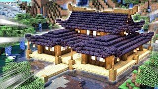 Minecraft: How to build Japanese Survival Mansion Quick Tutorial