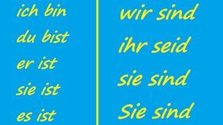  Sein Conjugation Song  German Conjugation  Das Lied der Konjugation von Sein 