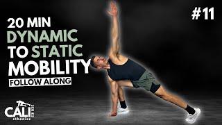 20 Min DYNAMIC TO STATIC FLEXIBILITY ROUTINE | Day 11