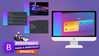 Bootstrap 5 - Make a Portfolio Website using HTML, CSS, and New Bootstrap (Part 1)