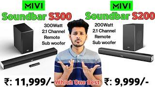 Mivi Soundbar S300 Vs Mivi Soundbar s200| 2.1 CH | Which One best | mivi soundbar s300 review