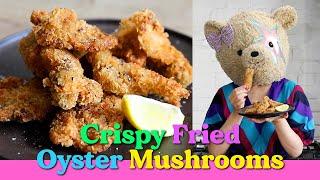 Crispy Panko Fried Oyster Mushrooms | Easy Vegan 'Katsu' Mushrooms