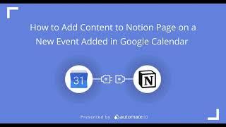 Notion and Google Calendar Integration  Add Google Calendar Events To Notion Pages Automatically