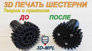 3d print GEAR. THEORY AND PRACTICE. Modular and Pitch system