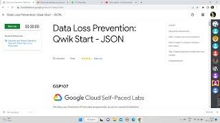 Data Loss Prevention: Qwik Start - JSON || Lab Solution || Qwiklabs Holiday Challenge