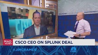 Every first call is going to be taken by an AI agent, says Cisco CEO Chuck Robbins