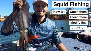 Catch more SQUID, How to Catch, Clean, modify jigs and where to go. Squid fishing masterclass.