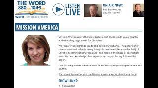 An Interview with Mission America's Founder & Radio Host Linda Harvey