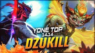 Dzukill - Yone vs Smolder TOP Patch 14.14 - Yone Gameplay