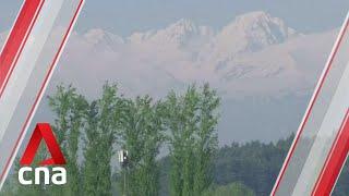 COVID-19: Distant mountain range seen in Kashmir after lockdown clears skies