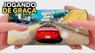 DEFINITIVO! COMO JOGAR GTA 5 NO CELULAR ANDROID de GRAÇA