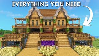 Minecraft Ultimate Survival House tutorial!