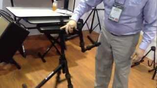 Kraft Music - Quiklok BS625 Double Combo Amp Stand NAMM 2013