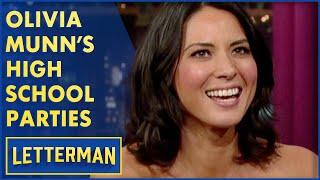 Olivia Munn's High School Party Tricks Revealed | Letterman