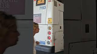 MTA Bus #7153 Start Up #startup #mtabus #nyctransit #mta #fyp #viral