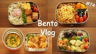 Bento Vlog | Pork cutlet rice bowl / Taco rice and 2 more a week of lunch boxes