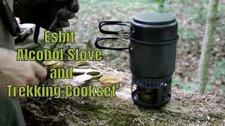 Boonedockery:  Esbit Alcohol Stove And Trekking Cookset Review