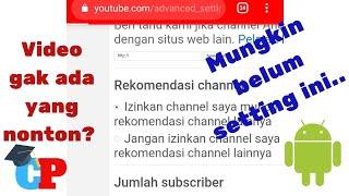 Cara Agar Video Direkomendasikan Youtube