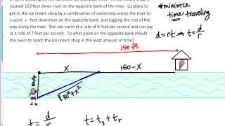 Walk-Swim Optimization Problem