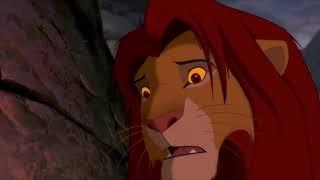 Момент из мультфильма «Король Лев» - Симба вступается за мать