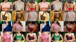 Sleeveless blouse designs || Sleeveless blouse back neck designs || Blouse design