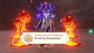 Genshin impact Challenger Series VII Achievement Proof by Exhaustion (not complete yet)