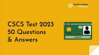 CSCS Green Card Practice Test 2023 | 50 Questions & Answers