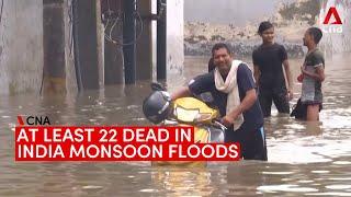 India monsoon floods: At least 22 dead, New Delhi schools ordered to shut