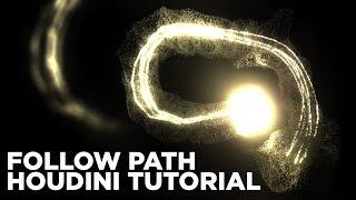 Houdini Beginner Tutorial - Make an object follow a path