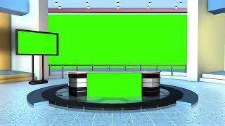 News Studio Green screen Template for YouTube creator (Pakhtoon Graphics)