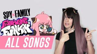 FNF - Spy x Family Reskin FULL WEEK (Español) Anya, Damian, Yor, Loid Songs