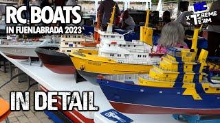 RC BOATS IN DETAIL / FUENLABRADA 2023 / XXV ENCUENTRO NACIONAL MODELISMO NAVAL