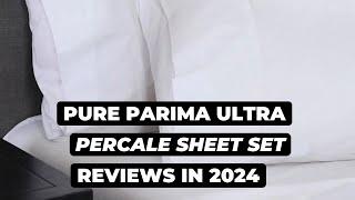 Pure Parima Ultra Percale Sheet Set | Mattress Crowd