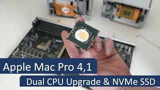 Apple Mac Pro 4,1 and 5,1 - Dual CPU Upgrade and NVMe