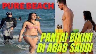PANTAI BIKINI DI ARAB SAUDI | PURE BEACH BIKINI BEACH #jeddah #bikini #bikinigirls #saudiarabia